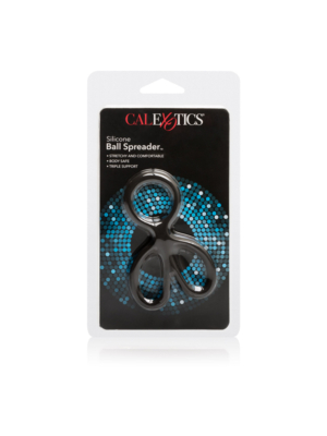 Δαχτυλίδι Πέους CalExotics Ring-Silicone Ball Spreader - Μαύρο, Σιλικόνη