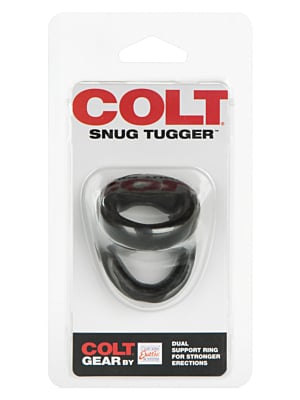 Calexotics Colt Snug Tugger Dual Support Ring Black