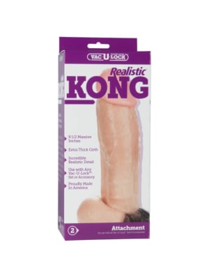 Ρεαλιστικό ομοίωμα Kong - Realistic Cock (Του Δέρματος) by Doc Johnson