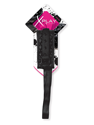 Αισθησιακό Quilted Collar με Leash Μαύρο - Allure