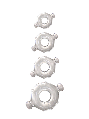 Ns Novelties Renegade Vitality Rings Clear