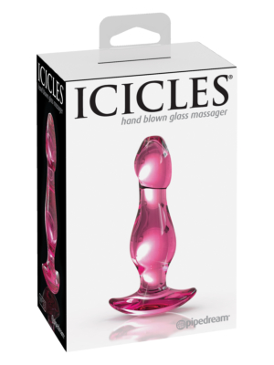 Γυάλινη Πρωκτική Σφήνα Pipedream Icicles No 73