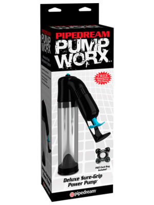 Τρόμπα Πέους Pipedream Deluxe Sure Grip Power Black