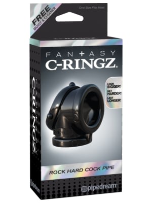 Δαχτυλίδι Πέους Pipedream Rock Hard Cock Pipe - TPE/TPR C-Ringz
