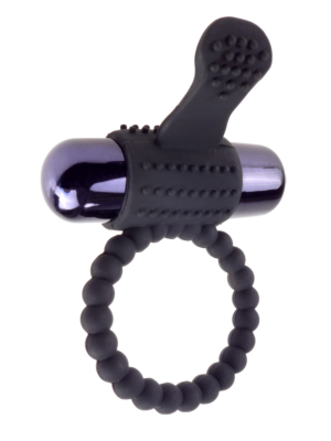 Pipedream Fantasy C-Ringz Vibrating Silicone Super Ring Black