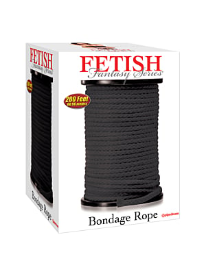 Σχοινί Δεσίματος Pipedream Fetish Fantasy Μαύρο Bondage Rope 61μ