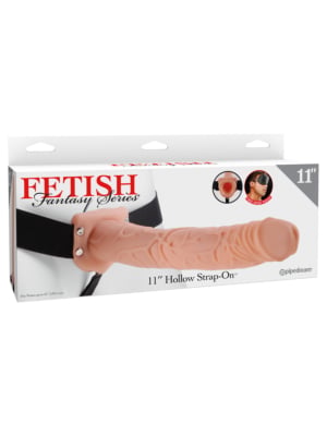 11 Inch Hollow Strap-On