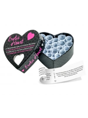Tease & Please Erotic Heart Mini - Πολύχρωμο επιτραπέζιο παιχνίδι