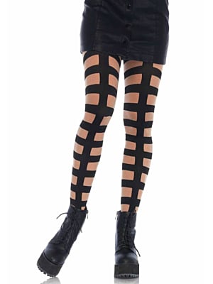 Caged In Illusion Pantyhose