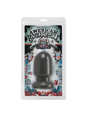 Πρωκτική Σφήνα Shellshock Small American Bombshell Butt Plug (Μαύρη) - Doc Johnson