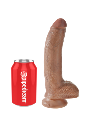 Ρεαλιστικό Ομοίωμα Πέους με Όρχεις King Cock Dildo with Balls - 23 εκ.