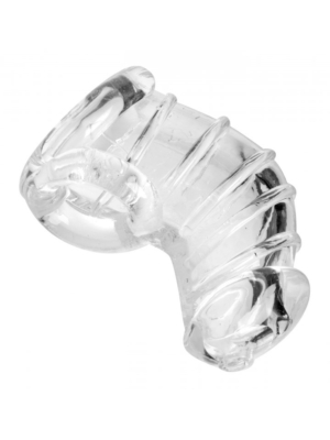 Κλουβί Πέους Detained Soft Body Chastity Cage - XR Brands Master Series - Διάφανο