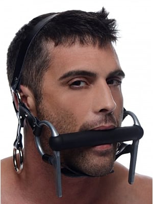 Κεφαλόδεμα Steed Head Harness - Μαύρο, Μέταλλο από XR Brands