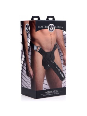 Μαύρο Strap-On Dildo XR Brands - Master Series