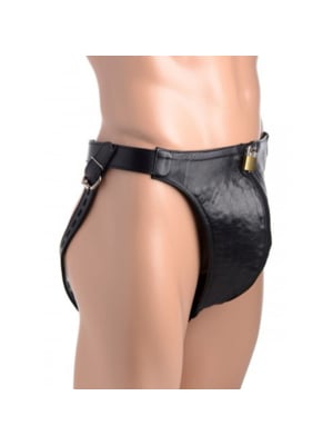 Spiked Leather Confinement Jockstrap