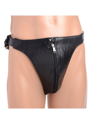 Spiked Leather Confinement Jockstrap