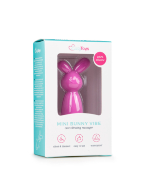 Δονητής Σιλικόνης Mini Bunny Vibrator (Μωβ) - EasyToys
