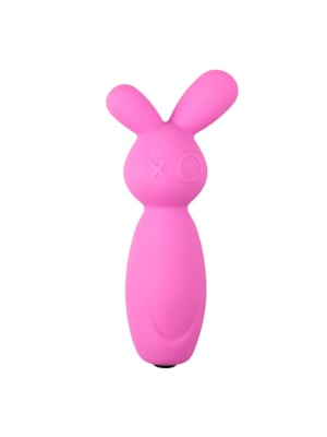 Δονητής Σιλικόνης Mini Bunny Vibrator (Μωβ) - EasyToys