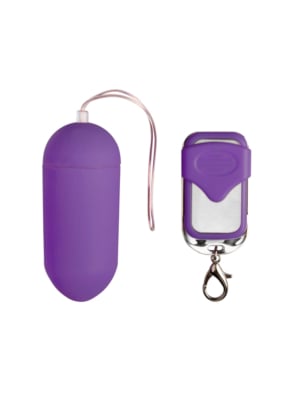 Remote Controllable Vibrating Egg - Purple