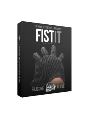Γάντι Αυνανισμού Fist It Masturbation Glove - Μαύρο Σιλικόνη