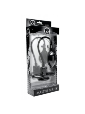 Μαύρο φουσκωτό φίμωτρο - XR Brands Master Series