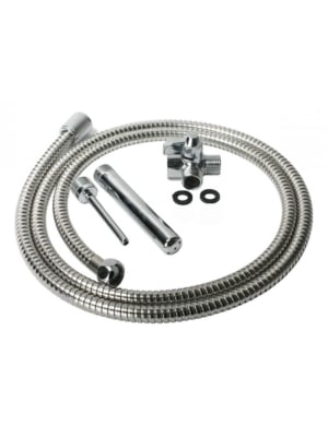 Πρωκτικό Ντους CleanStream Shower Enema System - Ασημί - Μέταλλο
