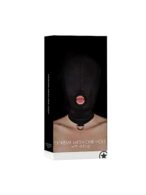Extreme Mesh One Hole με D-Ring από την Ouch - Μαύρο