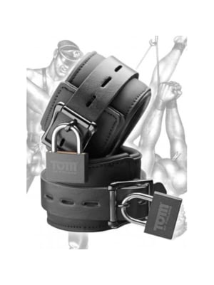 Tom of Finland Neoprene Wrist cuffs w/ locks