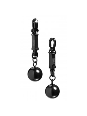Μαύρα κλιπσάκια θηλών Nipple Barrel Clamps - Tom Of Finland