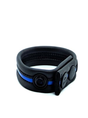 Δαχτυλίδι πέους σε μαύρο-μπλε νεοπρένιο Neoprene