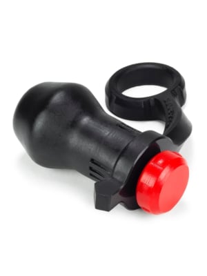 Σφήνα με δαχτυλίδι πέους Oxballs Blaster Asslock - Black & Red Stopper Combo
