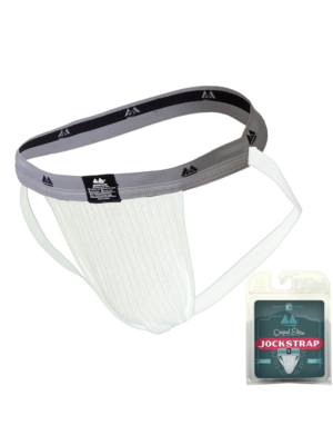 Original Jock Collection - 1" White / Grey - M