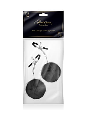 Σφιγκτήρες Θηλών Nipple Clamps Pinces A Seins (2pcs) - Μαύροι