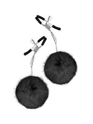 Σφιγκτήρες Θηλών Nipple Clamps Pinces A Seins (2pcs) - Μαύροι
