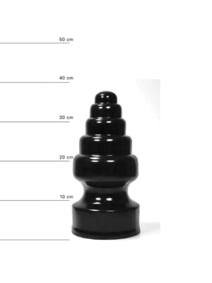 Πρωκτική Σφήνα All Black - AB 53 από Συμπαγές ABS/PVC
