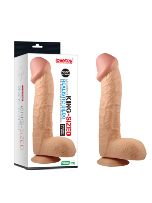 Ρεαλιστικό Ομοίωμα Πέους Legendary King Sized Extra Thick Dildo 28 cm (Flesh) - Lovetoy