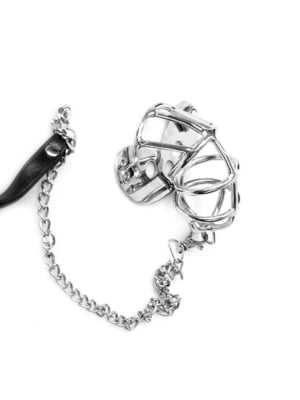 Kiotos Chastity Cage with Lace - Κλουβί Πέους με Λουράκι - BDSM Cock Cage