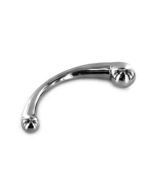 Kiotos Curve Stainless Steel Anal Dildo - Ατσάλινο Πρωκτικό Ομοίωμα - Πρωκτική Σφήνα