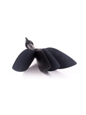 3-Fold Spade Slaper - Black Leather