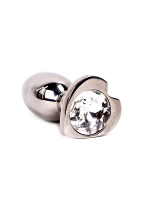 Heartshaped Jewelled Buttplug