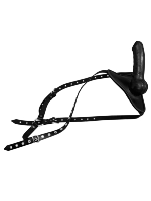 Kiotos Strap-On Black (Leather belts)