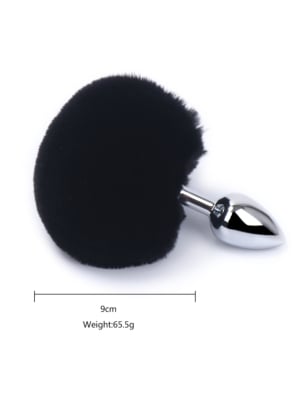 Kiotos Bunny Tail Black