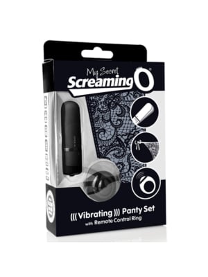 Δονητής εσώρουχου-The Screaming O Μαύρος - Remote Control Panty Vibe Black