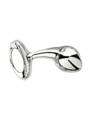 Ατσάλινη Πρωκτική Σφήνα Pure Stainless Steel Butt Plug (Medium) - Njou