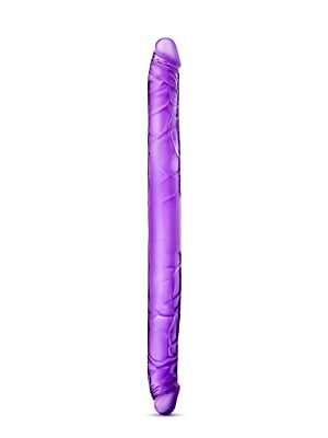 B YOURS 16INCH DOUBLE DILDO PURPLE