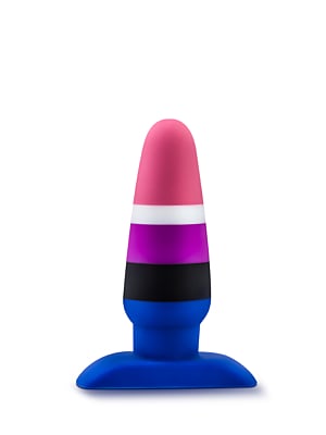 Πρωκτική Σφήνα Avant Pride P5 Butt Plug 10.8cm (Πολύχρωμη) - Blush - Σιλικόνη