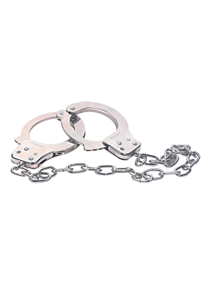 CHROME HANDCUFFS METAL HANDCUFFS W. KEY