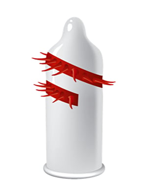 Egzo Dragon Lord Stimulating Condom (1pc)