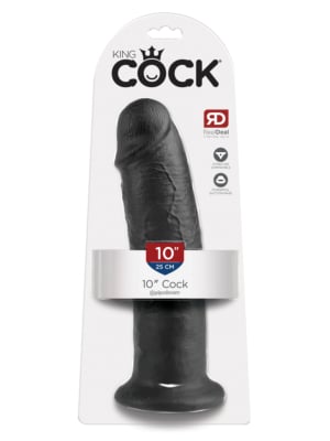 King Cock  10" Cock Black