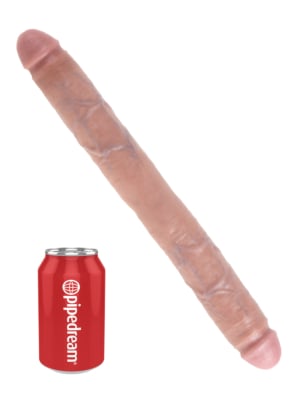 Ρεαλιστικό Διπλό Ομοίωμα Πέους King Cock Thick Double Dildo (40 cm)
